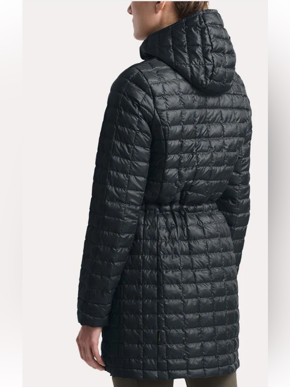The North Face ThermoBall Eco Hooded Full Zip Mid-Length Puffer Jacket size XL - Picture 2 of 12